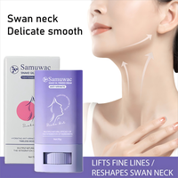 Samuwac Neck Care Stick – Firm, Lift & Smooth Wrinkles – Dermatologist-Tested Anti-Aging Neck Balm Rejuvenating Fine Line...