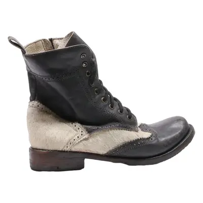 FREEBIRD Lace-Up Boots Black Synthetic Mens UK 9