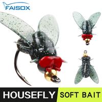 Bionic Fly Fishing Bait Housefly Soft Plastic Fly Bait 2024 New Trout Jigs Dry Flies Bass Fly Fishing Lures Kit, Saltwater ...