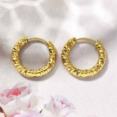 304 Stainless Steel Hoop Earrings for Women