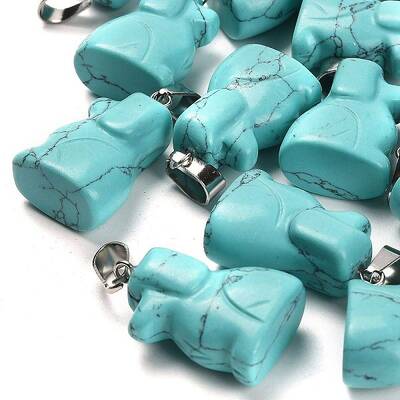 Synthetic Turquoise Pendants