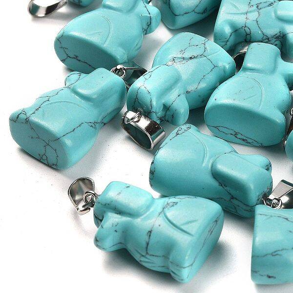 Synthetic Turquoise Pendants