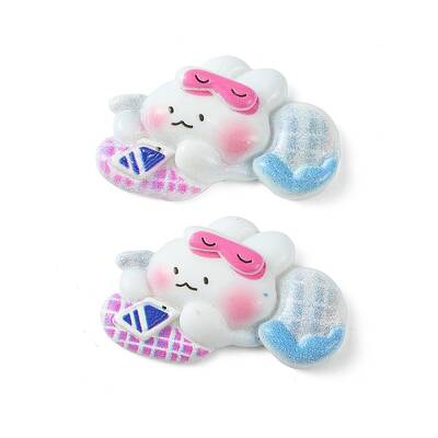 Opaque Cute Bunny Cabochons