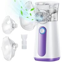 Portable nebulizer - Handheld mesh nebulizer for adults and children, quiet lightweight ventilator for home and travel, fine ...