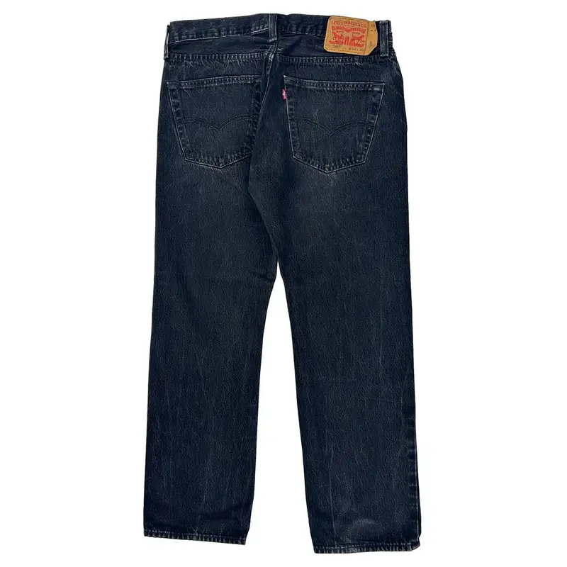Levis 501 Jeans - 28W UK 10 Black Cotton