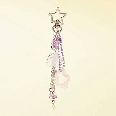 Acrylic & Glass Pendant Keychains