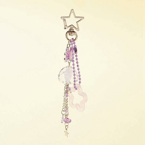 Acrylic & Glass Pendant Keychains