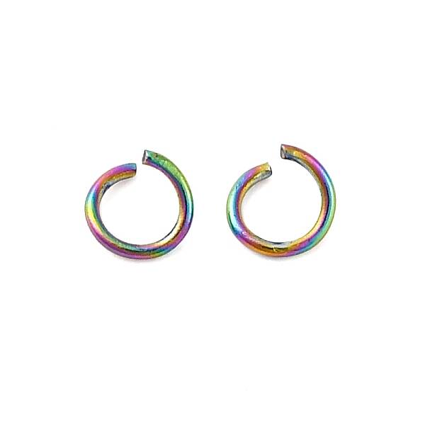 Ion Plating(IP) 304 Stainless Steel Open Jump Rings