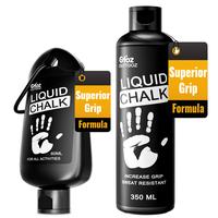 2 oz / 12 oz Pro Grade Liquid Chalk Mess-Free Gym Chalk for Weightlifting, Gymnastics, Rock Climbing, Dancing, Dries in Secon...