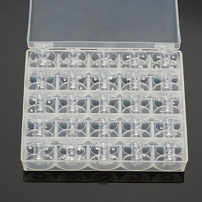 Transparent Plastic Bobbins