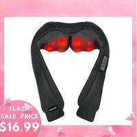 DAILYLIFE Shiatsu Neck and Back Massager, Electric Shoulder Massager, Car Neck Massage Pillow for Neck, Back, Shoulder, Foot,...