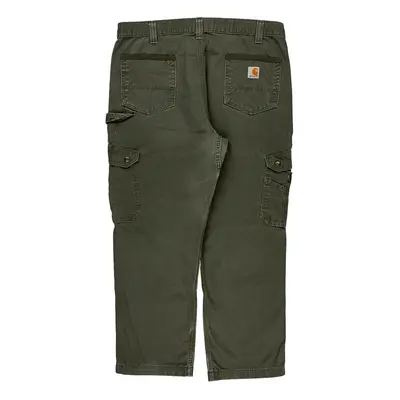Carhartt Carpenter Trousers - 38? Waist Green Cotton