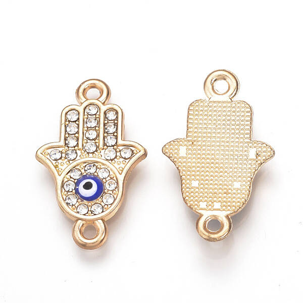 Alloy Rhinestone Links connectors