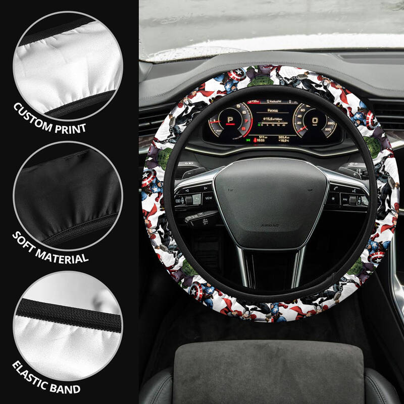 Marvel Steering Wheel Cover