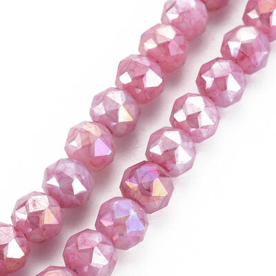 Electroplate Glass Beads Strands