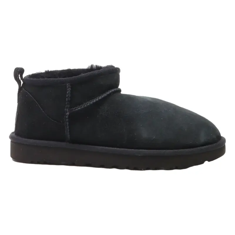 UGG Ankle Boots Black Suede Womens UK 7
