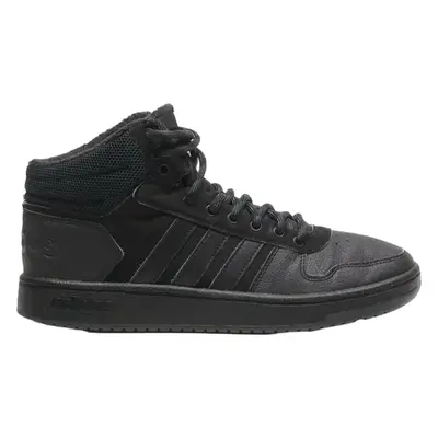 ADIDAS adidas Hoops 2.0 Mid High Top Trainers Black Synthetic Mens UK 8