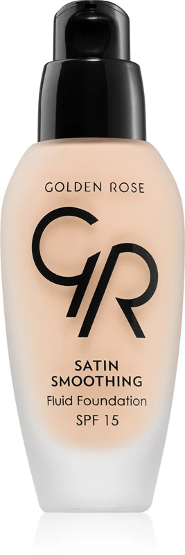 Golden Rose Satin Smoothing Liquid Foundation Long Lasting Spf 15 Color 23 34 Ml