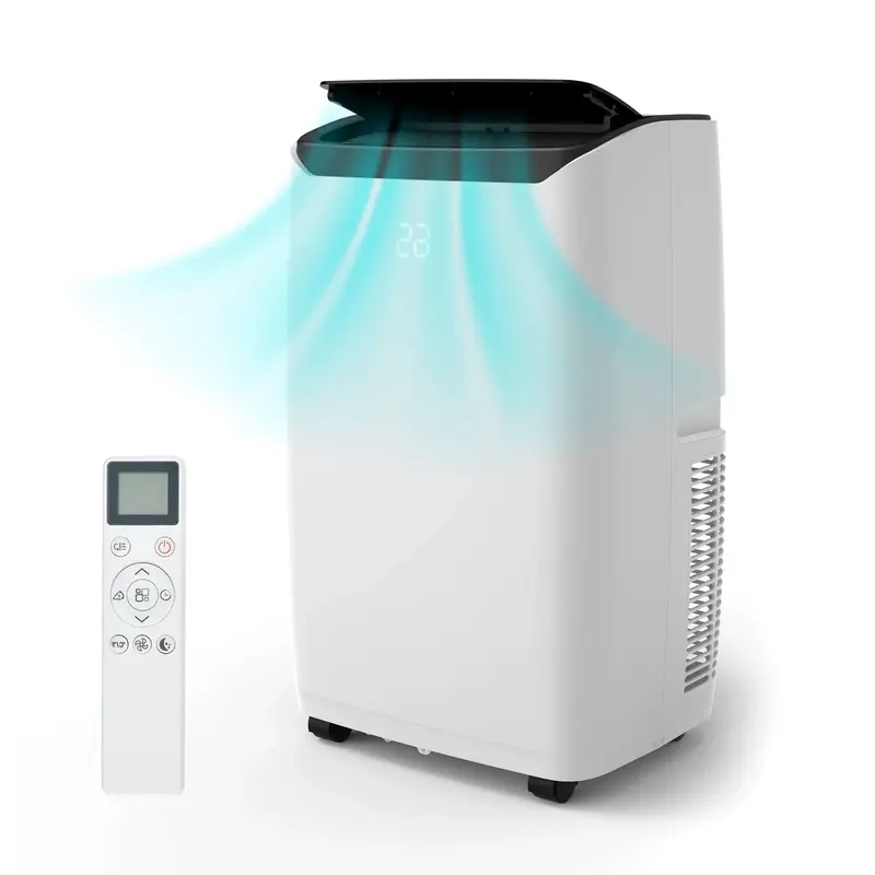 Garvee Portable Air Conditioner 14000 BTU, 3-in-1 AC Dehumidifier Fan, Cools Up to 750 Sq Ft, Remote Control, 24H Timer, Smar...