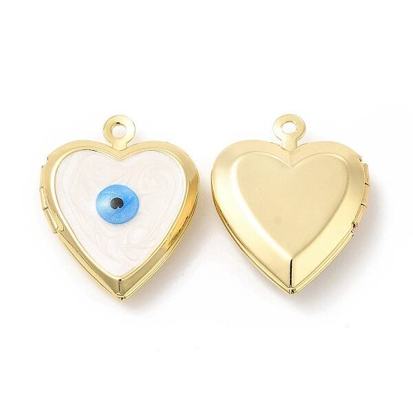 Brass Enamel Locket Pendants