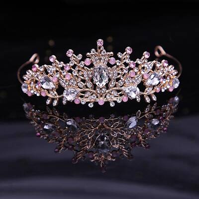 Children's  Alloy Rhinestone Crown Hair Bands