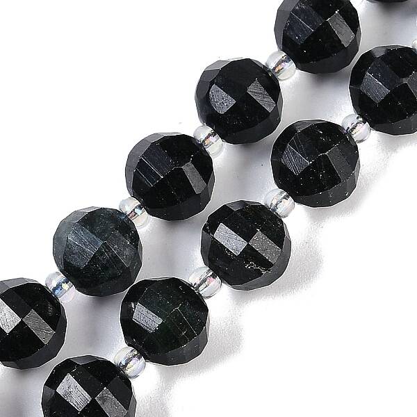 Natural Blck Jade Beads Strands
