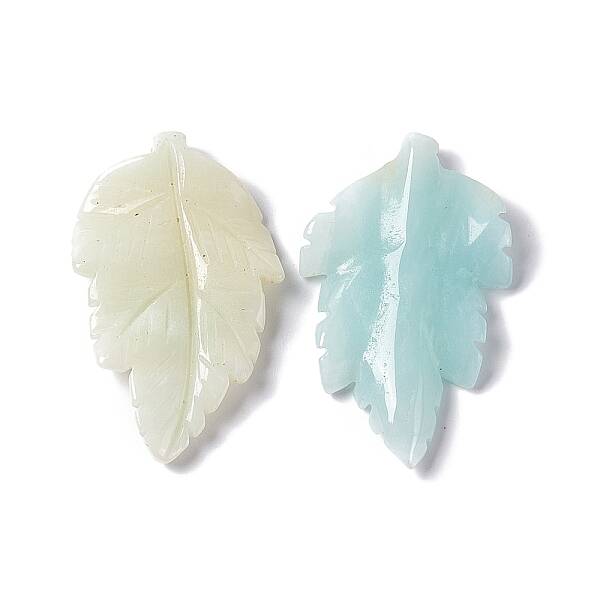 Natural Flower Amazonite Pendants