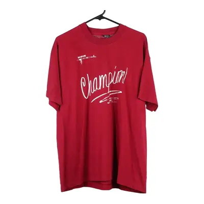 Fruit Of The Loom T-Shirt - XL Red Cotton
