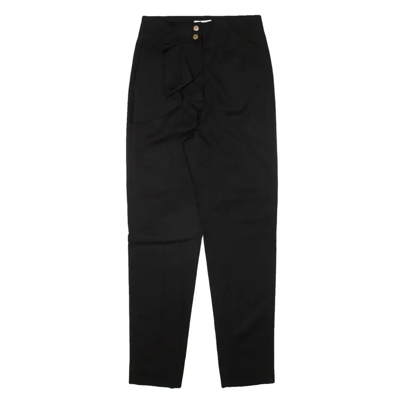 SANDRO Womens Trousers Black Regular Tapered W24 L27