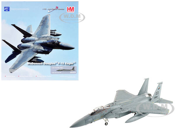 McDonnell Douglas F-15A Eagle Fighter Aircraft Satellite Killer (1985) United States Air Force Air Power Series 1/72 Diecast ...