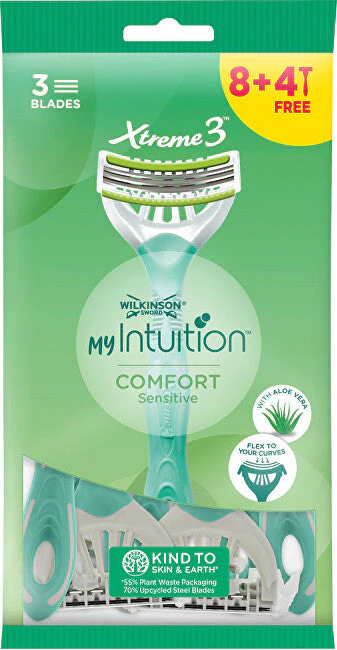 Wilkinson sword My Intuition Comfort Sensitiv e 8 + 4 disposable razor for women