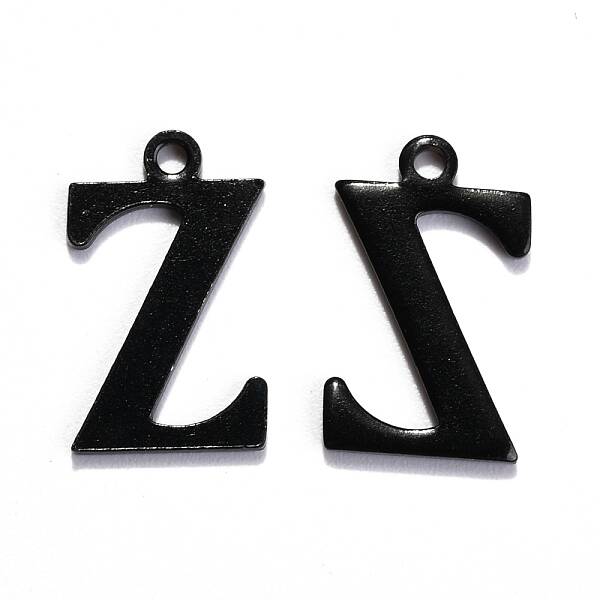 304 Stainless Steel Alphabet Charms