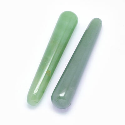 Natural Green Aventurine Massage Sticks