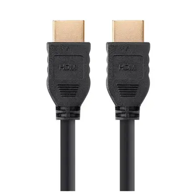 13780 Monoprice 4K High Speed HDMI Cable 4K-60Hz 18Gbps HDR CL2 In-Wall Rated 8ft Black