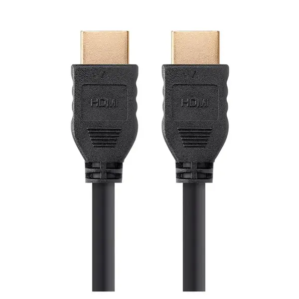 13780 Monoprice 4K High Speed HDMI Cable 4K-60Hz 18Gbps HDR CL2 In-Wall Rated 8ft Black