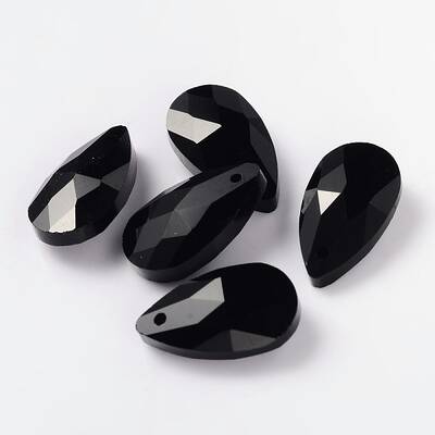 Faceted Glass Pendants