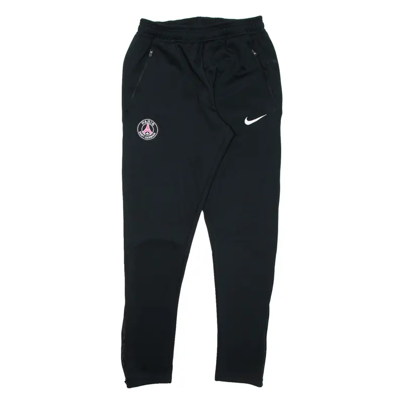 NIKE Womens Track Pants Black Tapered XL W27 L31