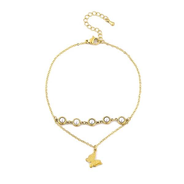 Ion Plating(IP) 304 Stainless Steel Anklets