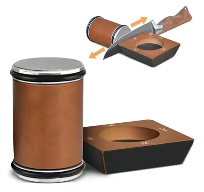 Wooden Rolling Sharpening Tool, 1 Set Sharpening Kit, Sharpener for Kitchen, Kitchen Gadgets, Household Gadgets, Summer G...