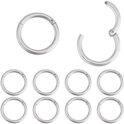 10Pcs 316L Stainless Steel Sleeper Earrings