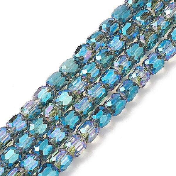 Electroplate Opaque Glass Beads