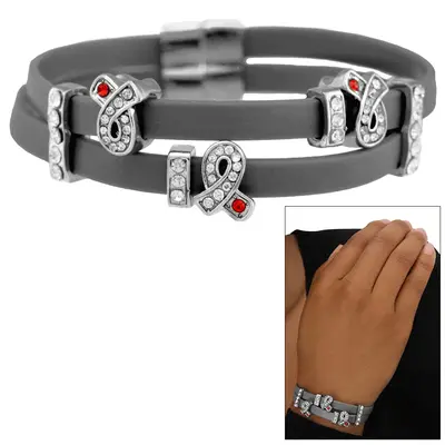 Double Up Diabetes Awareness Bracelet - Set of 2