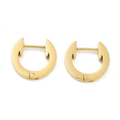 Ion Plating(IP) 304 Stainless Steel Arrow Huggie Hoop Earrings for Women