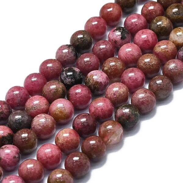 Natural Rhodonite Beads Strands