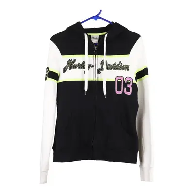 Harley Davidson Hoodie - Medium Black Cotton Blend