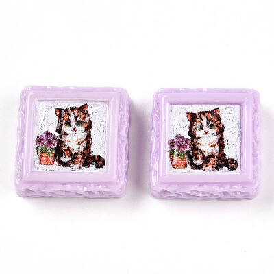 Opaque Resin Decoden Cabochons