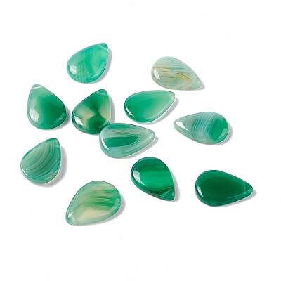 Natural Green Agate Pendants