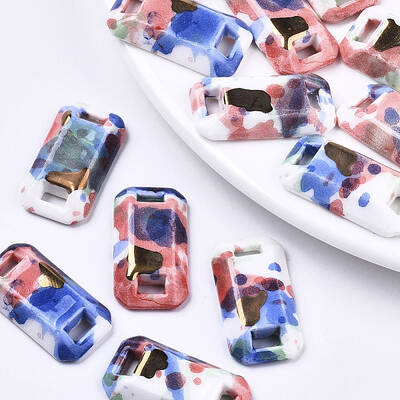 Handmade Porcelain Links Connectors