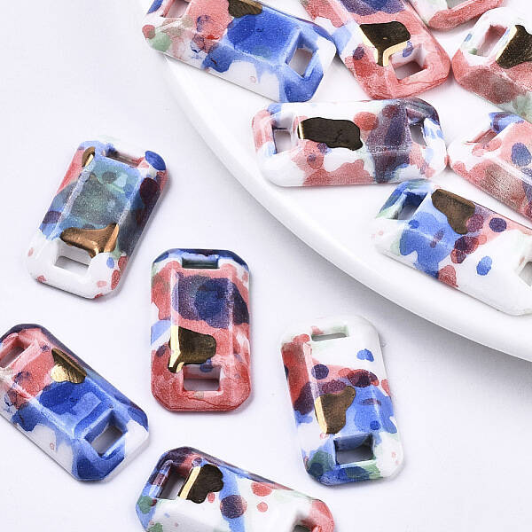 Handmade Porcelain Links Connectors
