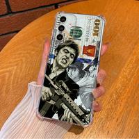 Creative Scar Face Painted Pattern Phone Case For SAMSUNG GALAXY A14 A15 A16 A25 A26 A34 A35 A36 A53 A54 A55 A56 4G 5G Gift I...